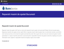 Tablet Screenshot of masterservice.ro