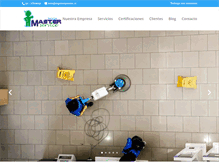 Tablet Screenshot of masterservice.cl